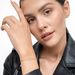 Freundschaftsarmband Circle mit Diamanten, 18 Karat Wei�gold 