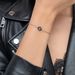 Freundschaftsarmband Hand der Fatima, 14 Karat Wei�gold 