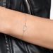 Armkette Heart mit Diamanten, 18 Karat Wei�gold 