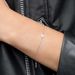 Armkette Pav� mit Diamanten, 18 Karat Wei�gold 