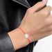 Freundschaftsarmband Disc STAR, 14 Karat Wei�gold 