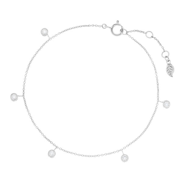 Armkette MY FIRST DIAMOND Charms, 14 Karat Wei�gold