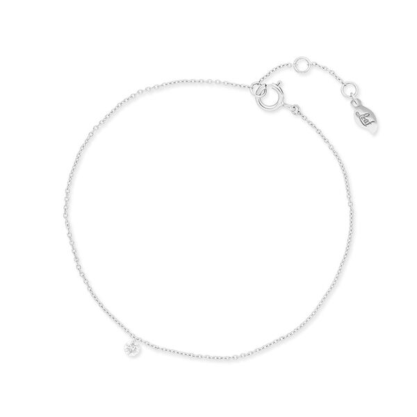 Armkette PURE Diamanten, 18 Karat Wei�gold