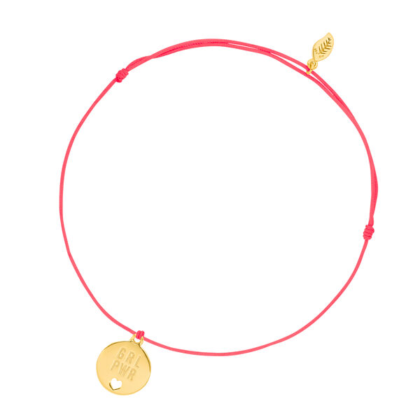 Charity Armband GRL PWR, Koralle