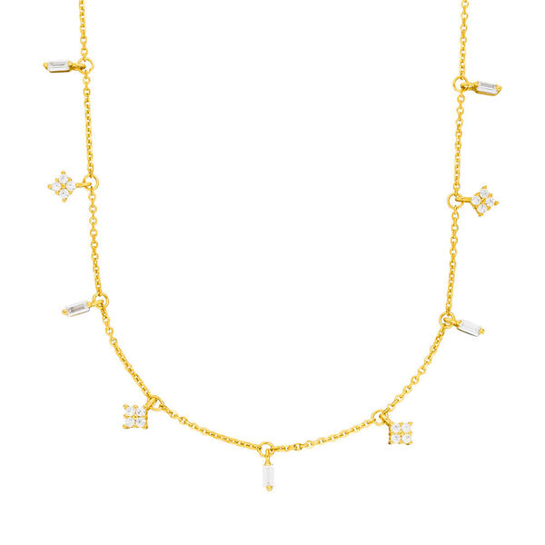 Choker CRYSTAL, 18 Karat Gelbgold vergoldet