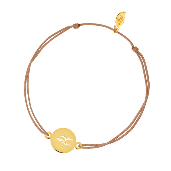 Freundschaftsarmband Birds, 14 Karat Gelbgold