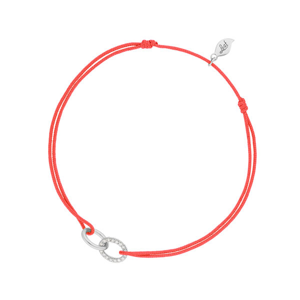 Freundschaftsarmband ETERNAL TOUCH, Diamanten, 14 Karat Wei�gold