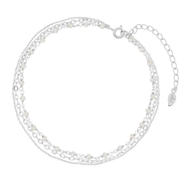 Fu�kette PEARL FLOW, 925 Sterlingsilber