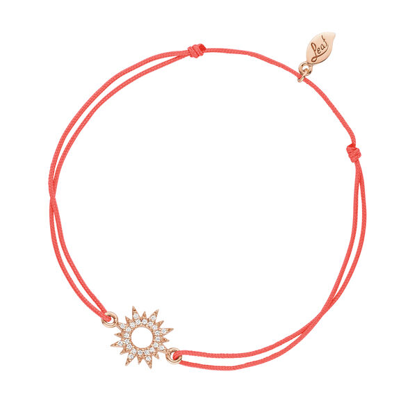Gl�cksarmband SPARKLING SUN, 18 K Rosegold vergoldet