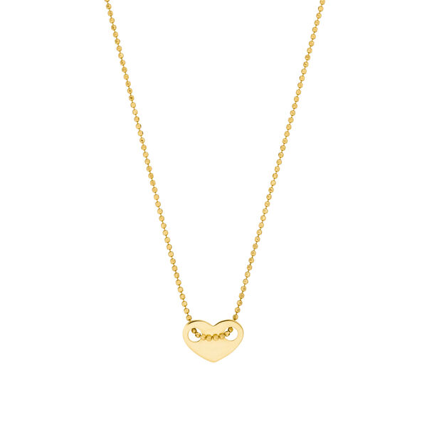Halskette Heart, 14 Karat Gelbgold