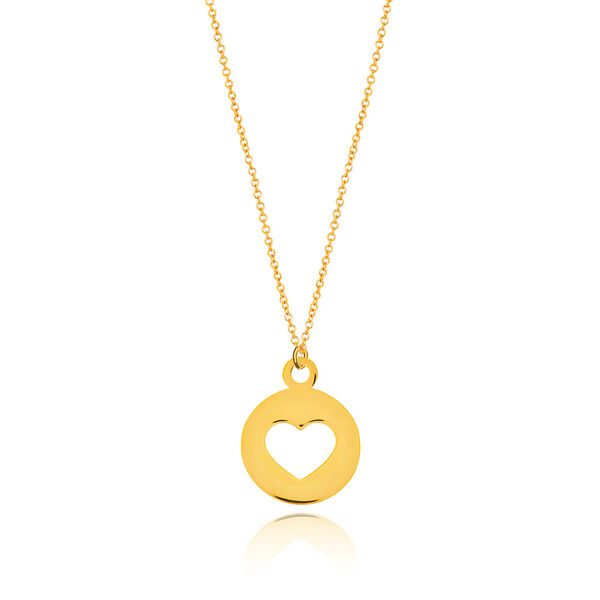 Halskette Heart, 14 Karat Gelbgold