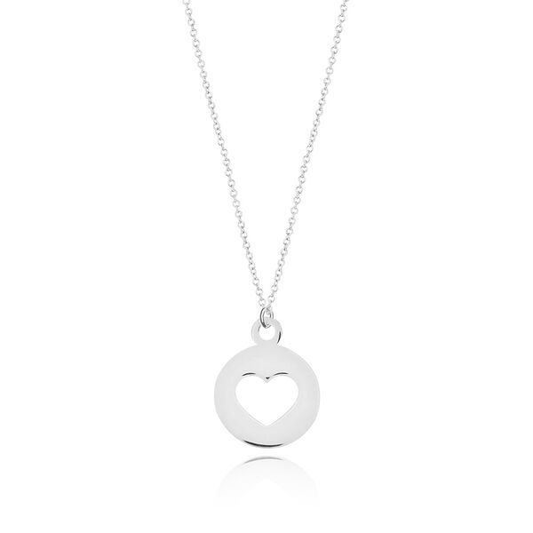 Halskette Heart, 14 Karat Wei�gold