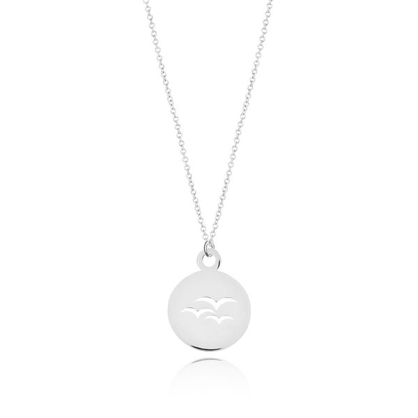 Halskette Birds, 14 Karat Wei�gold