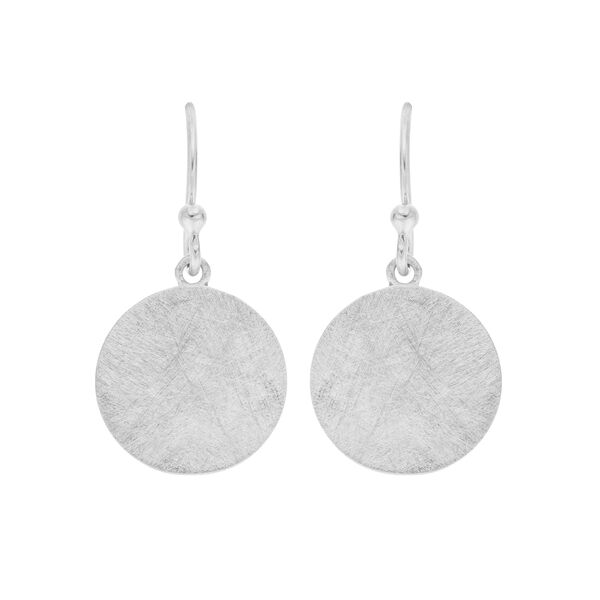 Ohrh�nger Pl�ttchen gro�, 925 Sterlingsilber 