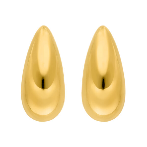 Ohrstecker Big Drop, 18 K Gelbgold vergoldet