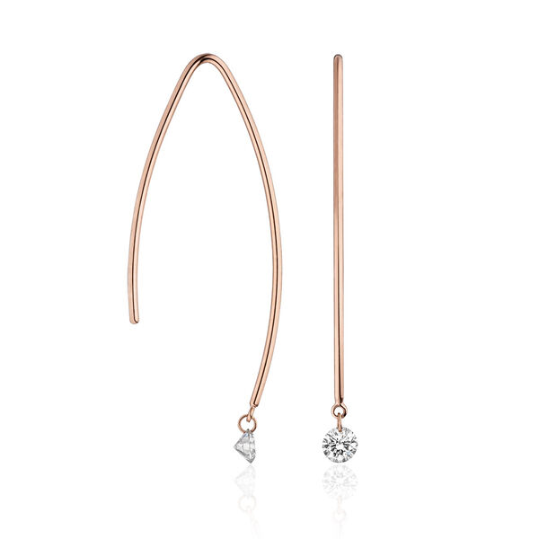 Creole Pure M Diamant 18 Karat Ros�gold