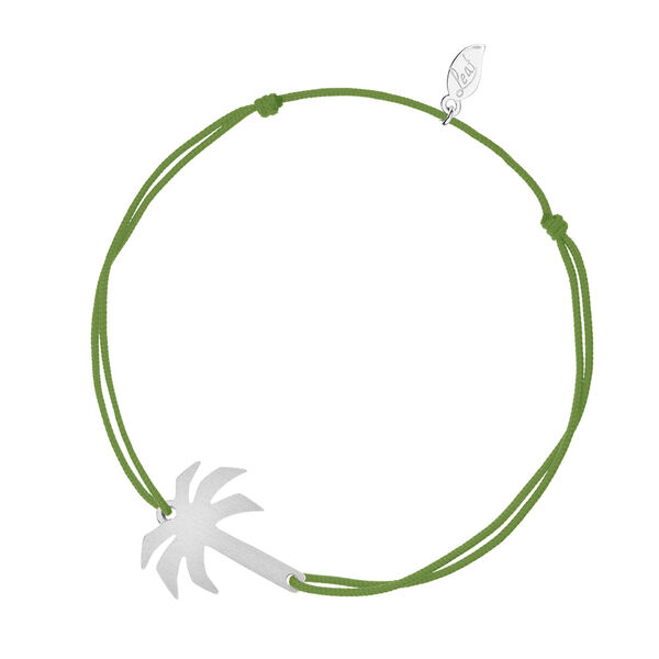 Gl�cksb�ndchen Palme, Silber