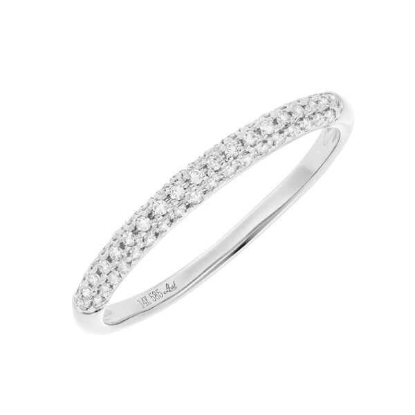 Verlobungsring DAZZLE mit Diamanten, 14K Wei�gold