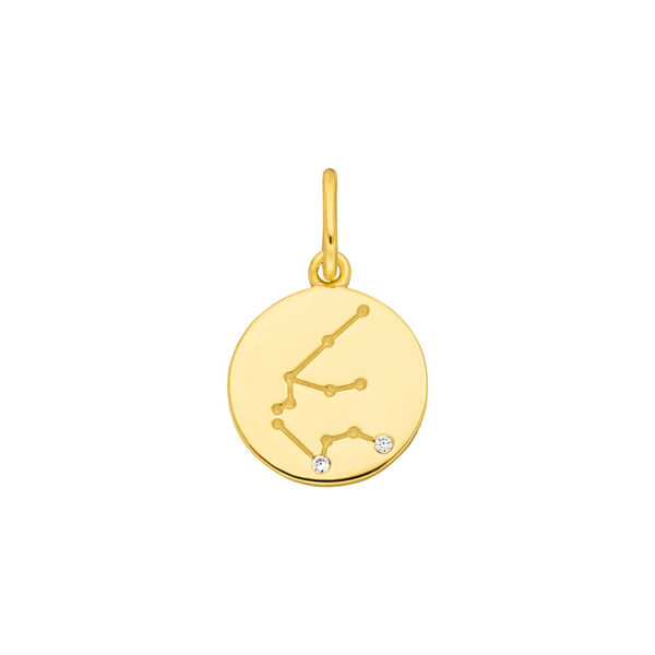 Wassermann ZODIAC SIGN, 18 Karat Gelbgold vergoldet