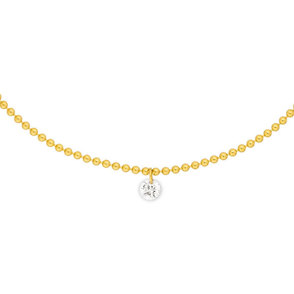 Armkette PURE Ball Chain, Diamant, 14 Karat Gelbgold 