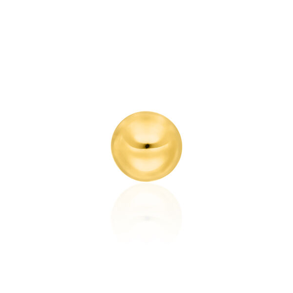 Single Piercing Kugel, 14 Karat Gelbgold 