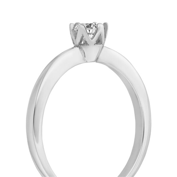 Verlobungsring Classic Solitair 0,25ct, 14 Karat Wei�gold 