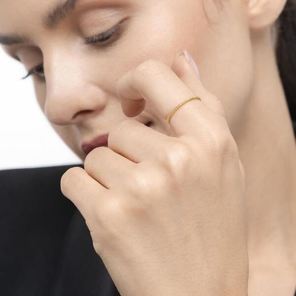 Ring Twist, 18 Karat Gelbgold 