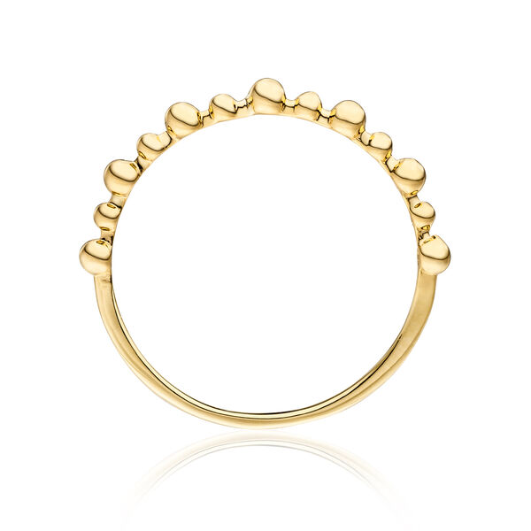 Ring Kugel, 18 Karat Gelbgold, Gr.56 