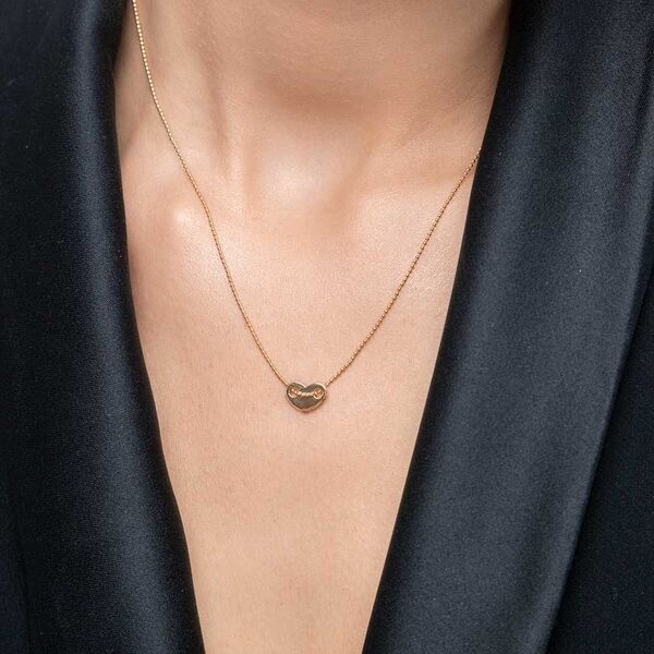 Halskette Heart, 14 Karat Gelbgold 