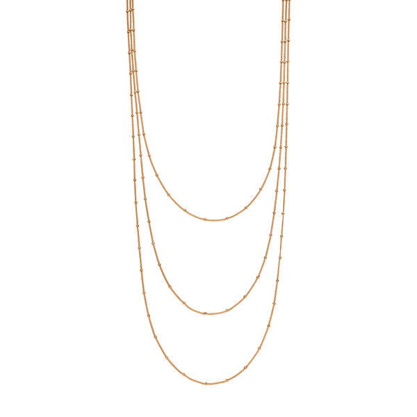 Halskette WATERFALL, 18 Karat Rosegold 