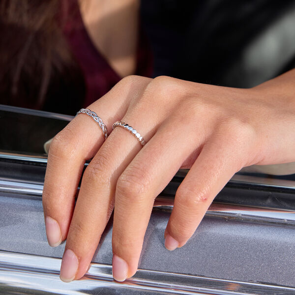 Ring Braid, 18 Karat Gelbgold vergoldet 