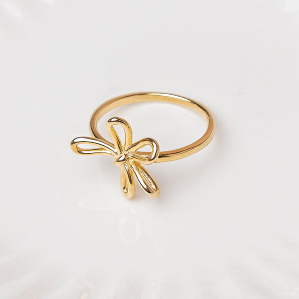 Ring Blossom, 18 K Gelbgold vergoldet 