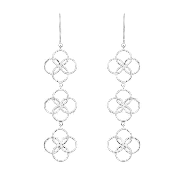 Ohrh�nger Clover Charm, 925 Sterlingsilber 