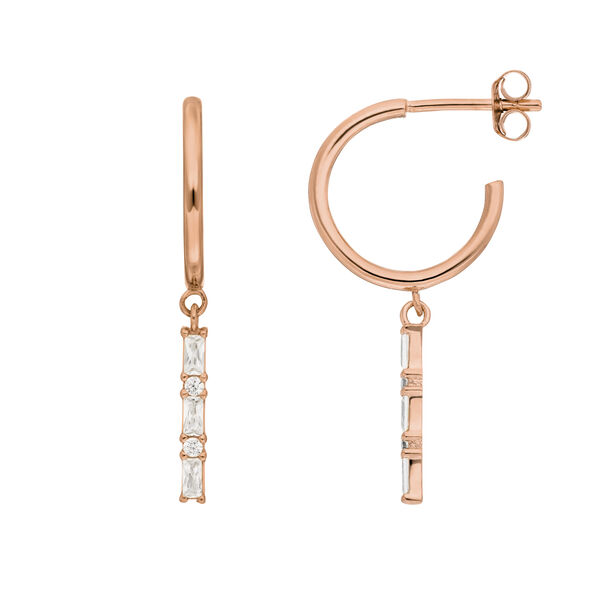 Creole ICE CUBE, 18 K Rosegold vergoldet 