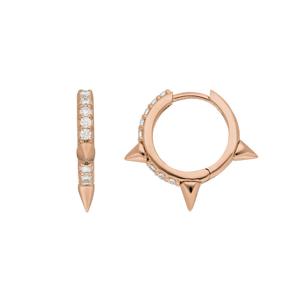 Creole Triple Stud, 18 K Rosegold vergoldet 