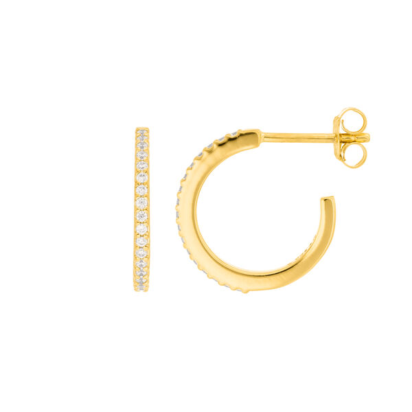 Creole Circle of Life, mini, 18 K Gelbgold vergoldet 