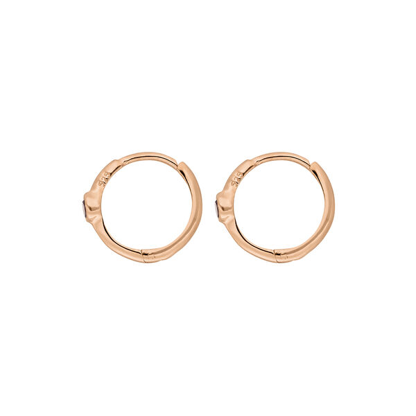 Creole One Gem, Amethyst, 18 K Rosegold vergoldet 