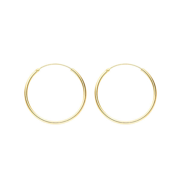 Creole Pure, 30mm, 18K Gelbgold vergoldet 