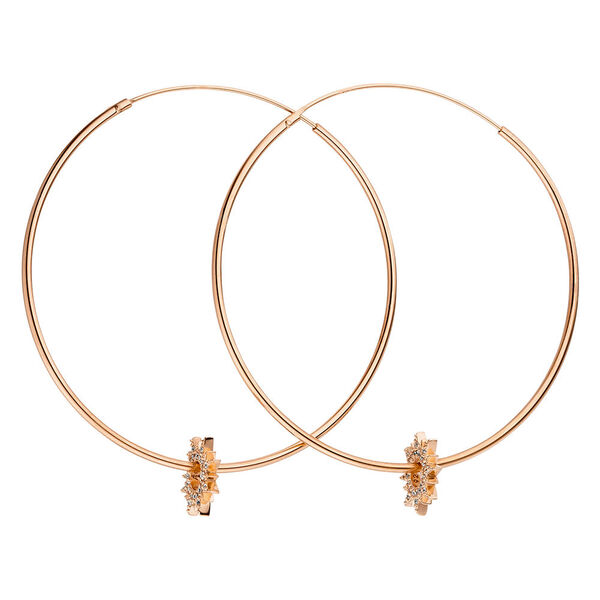 Creole Sparkling Sun, 45mm, 18 K Ros�gold vergoldet 