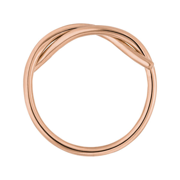 Ring Tupe, 18 K Rosegold vergoldet 